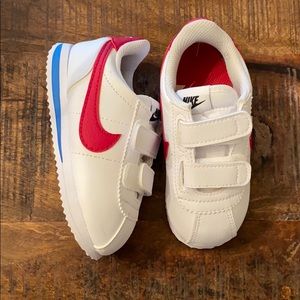 Nike toddler cortez red and blue